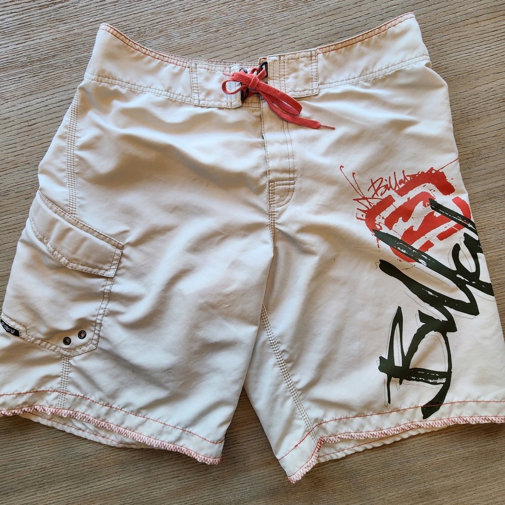 Billabong Vintage Y2K Graphic Board Shorts. 36 surf skatercore coastal 2000's